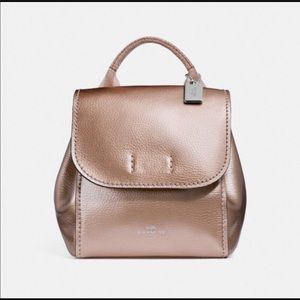 Rose Gold Coach Backpack